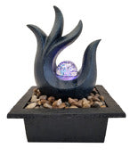 Danner Manufacturing 03800 8-1/2 X 7-3/8 X 11 Black Pearl Tabletop Meditation Fountain