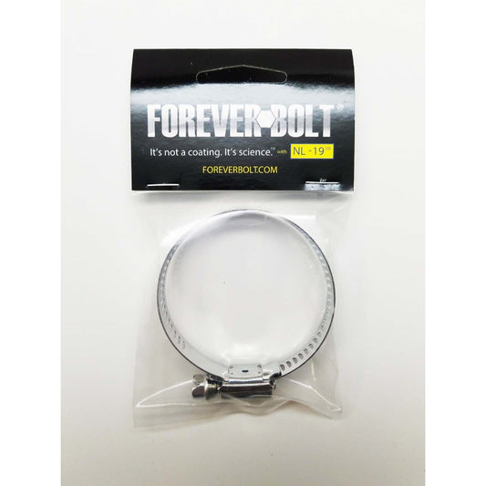 FOREVERBOLT 1-5/16 in to 2-1/4 in. SAE 32 Silver Hose Clamp Stainless Steel Band