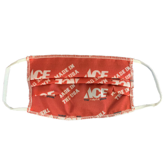 Valley Forge Flag Ace Logo Face Mask Red 10 pk