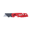 Milwaukee Fastback Red Press and Flip Utility Lockable Knife 6-3/4 L in.