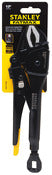 Stanley Fat Max FMHT74886 10" Yellow/Black Curved Jaw Locking Pliers