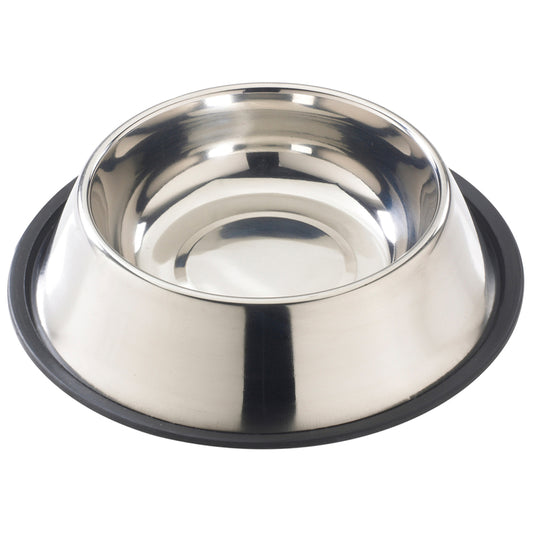 Ethical Silver Stainless Steel 24 oz Pet Bowl For Dogs