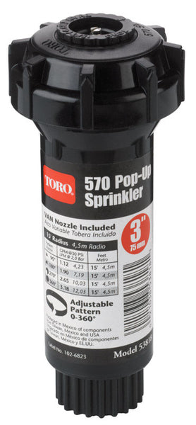 Toro 570Z Pro Series 3 in. H Adjustable Pop-Up Sprinkler