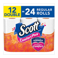Comfortplus Bath Tissue, 1-Ply, 231 Sheet Rolls, 12-Pk. (Pack of 4)
