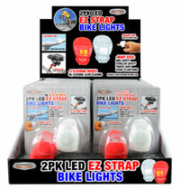 LED EZ Bike Lights, 2-Pk. (Pack of 12)