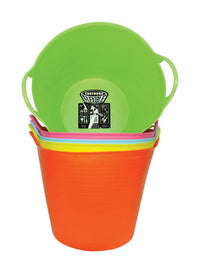 Red Gorilla 10 gal. Plastic Flexible Tub Round (Pack of 5)