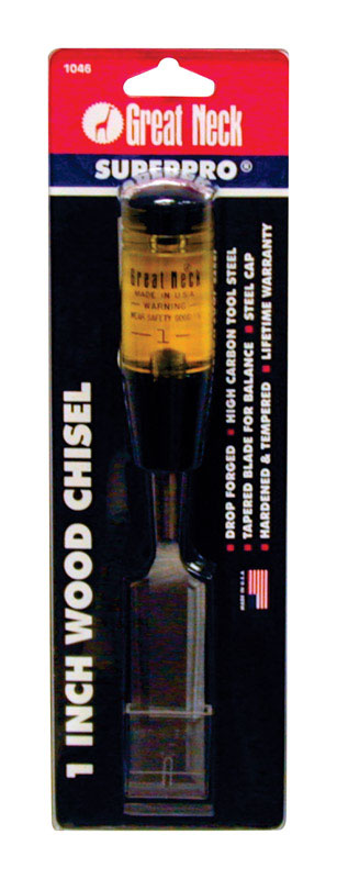 Great Neck Professional Quality 1 in. W Wood Chisel 1 pk