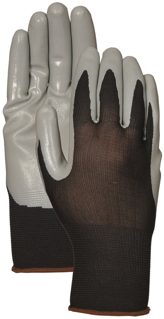 Bellingham Glove C3701L Large Gray Nitrile Palm Gloves                                                                                                