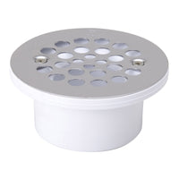 BK Products 3 in. D Chrome PVC General Purpose Floor Drain