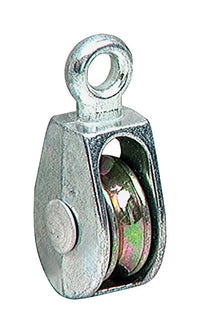 SecureLine 5/16 in. D Zinc Plated Steel Fast Eye Pulley