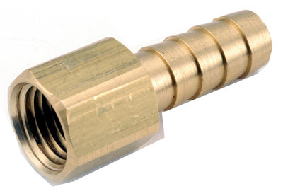 Anderson Metals 1/2 in.   Barb  T X 1/2 in.   D FIP  Brass Adapter