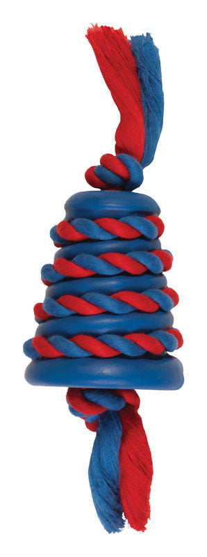 Chomper  Assorted  Mongoose Rubber Rope Tug and Toss  Rubber  Dug and Toss  Medium