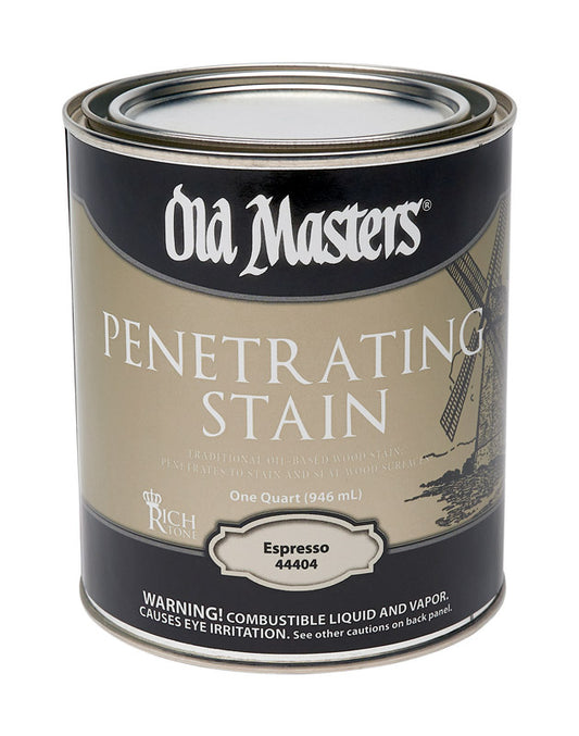 Old Masters  Semi-Transparent  Espresso  Oil-Based  Penetrating Stain  1 qt.