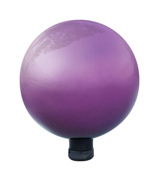Alpine Glass Purple 11-1/2 in. H Gazing Ball (Pack of 2)