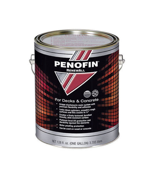 Penofin RenewAll Deep Base Acrylic Transparent Deck and Concrete Sealant 1 gal. (Pack of 4)