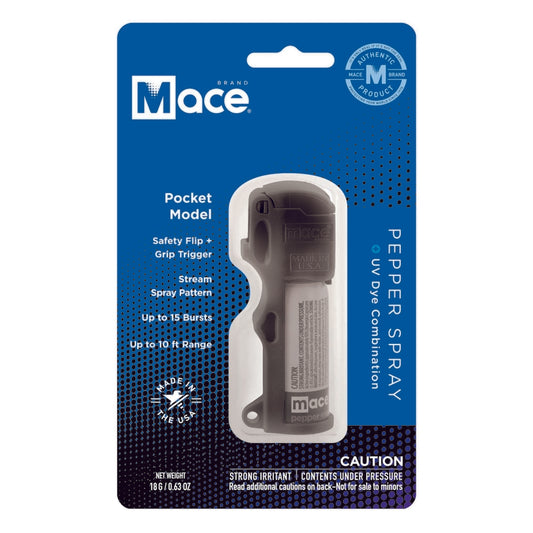 Mace Sport Black Aluminum/Plastic Pepper Spray (Pack of 6)