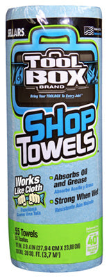Blue Shop Towels, 55-Ct. Roll