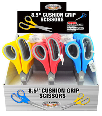 Cushion Grip Scissors, Stainless Steel, 8.5-In. (Pack of 36)