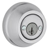 Kwikset SmartKey Satin Chrome Metal Gatelatch Deadbolt