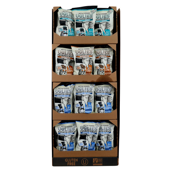 Uglies - Display Pot Chips 3 Asstd Kttle - Case of 48 - 6 OZ (Pack of 48)