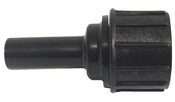 Rain Drip R326CT 3/4 Black Pipe Thread Swivel With 1/4 Compression Adapter