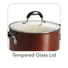 Ceramica 6 Qt Ceramic Covered Stock Pot - Metallic Copper