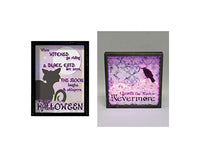 Dyno Lighted Shadowbox Lighted Halloween Decoration 10 in. W x 10 in. L x 10 in. H 1 pk (Pack of 4)