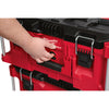 Milwaukee Impact Resistant Poly Black/Red Large Lockable Tool Box 16.1 L x 11.3 H x 16.14 W in.