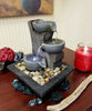 Danner Manufacturing 03801 8-1/2 X 7-3/8 X 10-1/8 Black Aura Tabletop Meditation Fountain