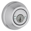 Kwikset SmartKey Satin Chrome Metal Gatelatch Deadbolt
