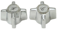 Sterling Tub & Shower Handle, Chrome, 2.5 x 1.5-In.