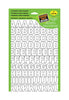 Hy-Ko  1 in. White  Vinyl  Self-Adhesive  Letter and Number Set  0-9, A-Z  181 pc.