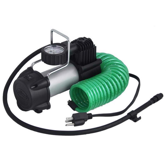 Slime Black 120V 150 PSI 67 L in. Cord Garage Tire Inflator/Accessory Kit