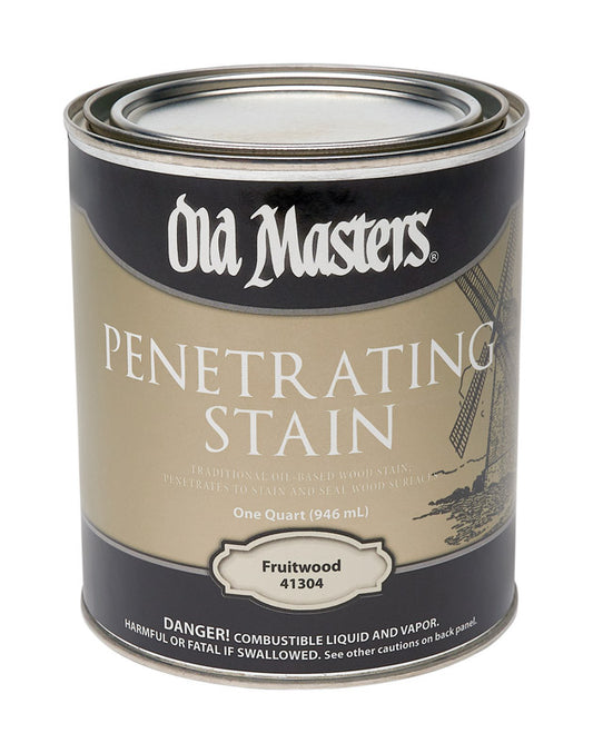 Old Masters Semi-Transparent Fruitwood Oil-Based Penetrating Stain 1 qt