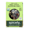 Spicely Organics - Organic Peppercorn - Melange - Case of 6 - 0.45 oz.