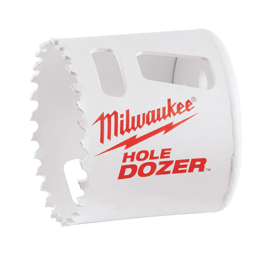 Milwaukee  Hole Dozer  2-1/8 in. Bi-Metal  Hole Saw  1 pc.
