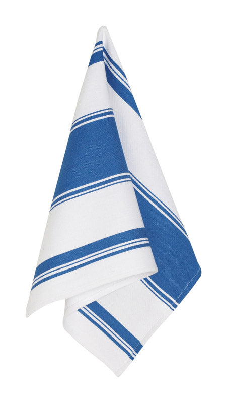 Now Designs  Blue/White  Cotton  Tea Towel  1 pk