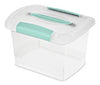 Sterilite 7 in.   H X 7.875 in.   W X 10.5 in.   D Stackable Storage Box