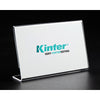 Kinter 7 in. H X 1-7/8 in. W X 11 in. L Clear Landscape Slant Back Sign Holder Acrylic