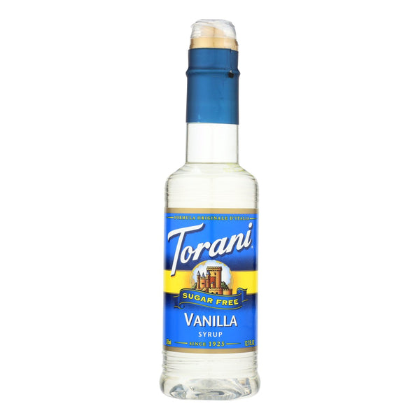 Torani - Coffee Syrup - Sugar Free Vanilla - Case of 4 - 12.7 fl oz.