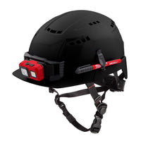Milwaukee Ratchet Type II Class C Safety Helmet Black Vented