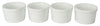 Bia Cordon Bleu Inc 904926 12 Oz White Porcelain Textured Ramekin Assorted (Pack of 4)