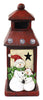 Alpine LED Snowman Lantern Yard Decor
