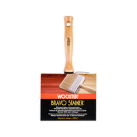 Wooster Bravo Stainer 5-1/2 in. W Flat Stain Brush (Pack of 4)
