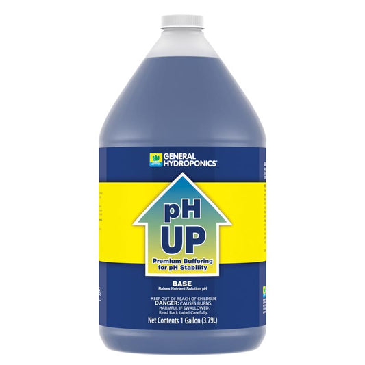 General Hydroponics pH Up Base Nutrient Solution 1 gal. (Pack of 4)