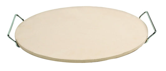 Pizzacraft  15 in. W x 15 in. L Natural  Ceramic  Pizza Stone