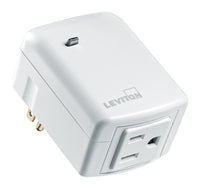 Leviton  Decora  15 amps 120 volt White  Electrical WiFi Outlet  5-15R  1 pk