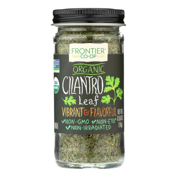 Hoja de cilantro de Frontier Herb, orgánica, cortada y tamizada, 0,56 oz