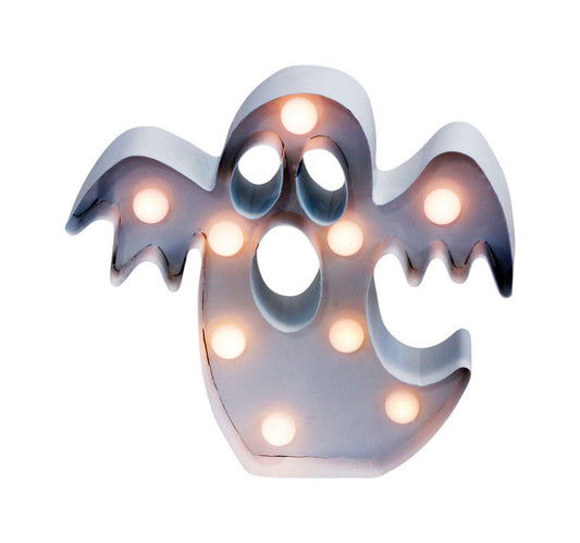 Sienna LED Flying Metal Ghosts Lighted Halloween Decoration (Pack of 12)