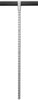 Rubbermaid 1 in. H X 1 in. W X 25 in. D Silver Steel Upright Track